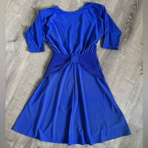 Chic Royal Blue vintage Dress